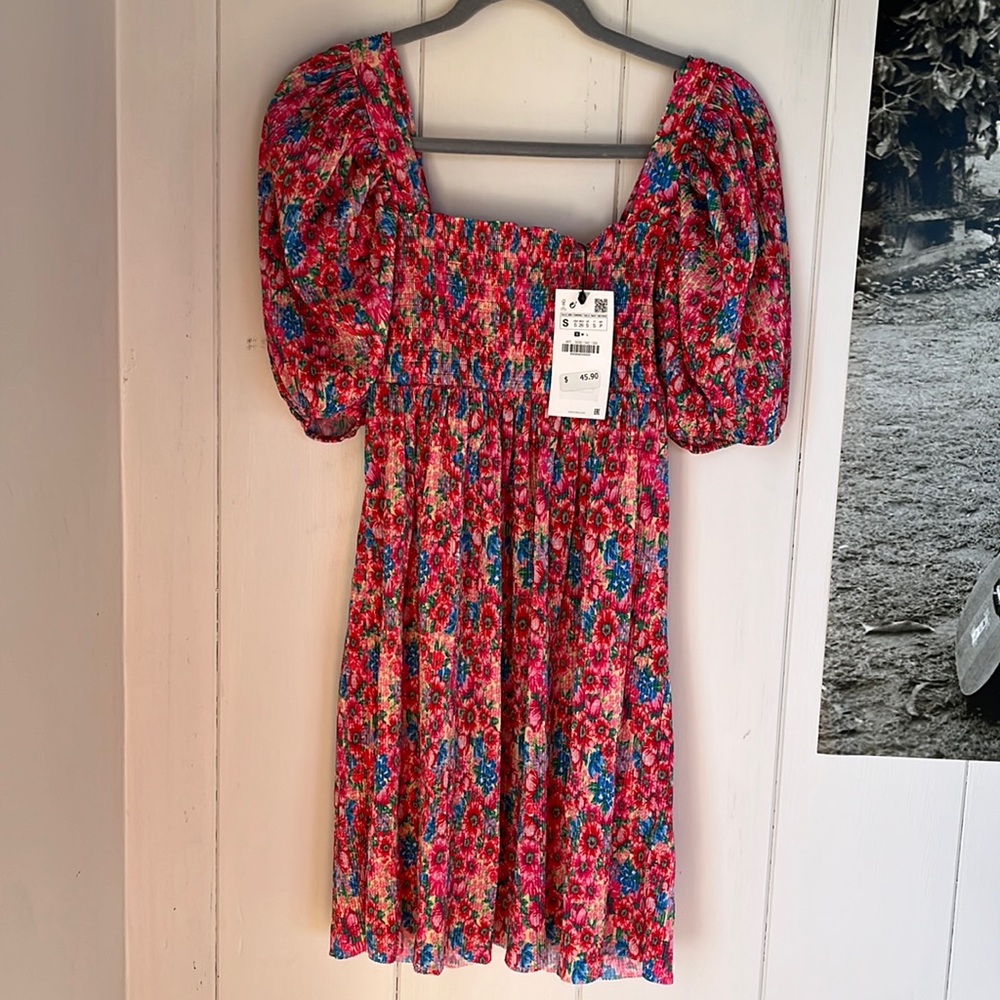 Zara Floral Mini Dress